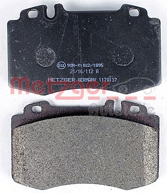 METZGER 1170137 Bremsbelagsatz, Scheibenbremse